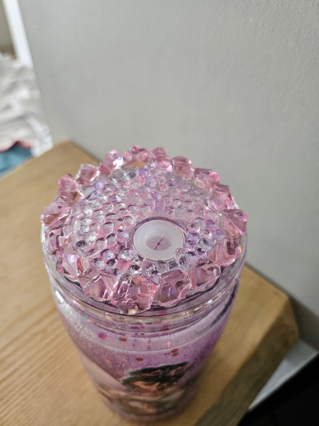gobelet paillettes et wrap