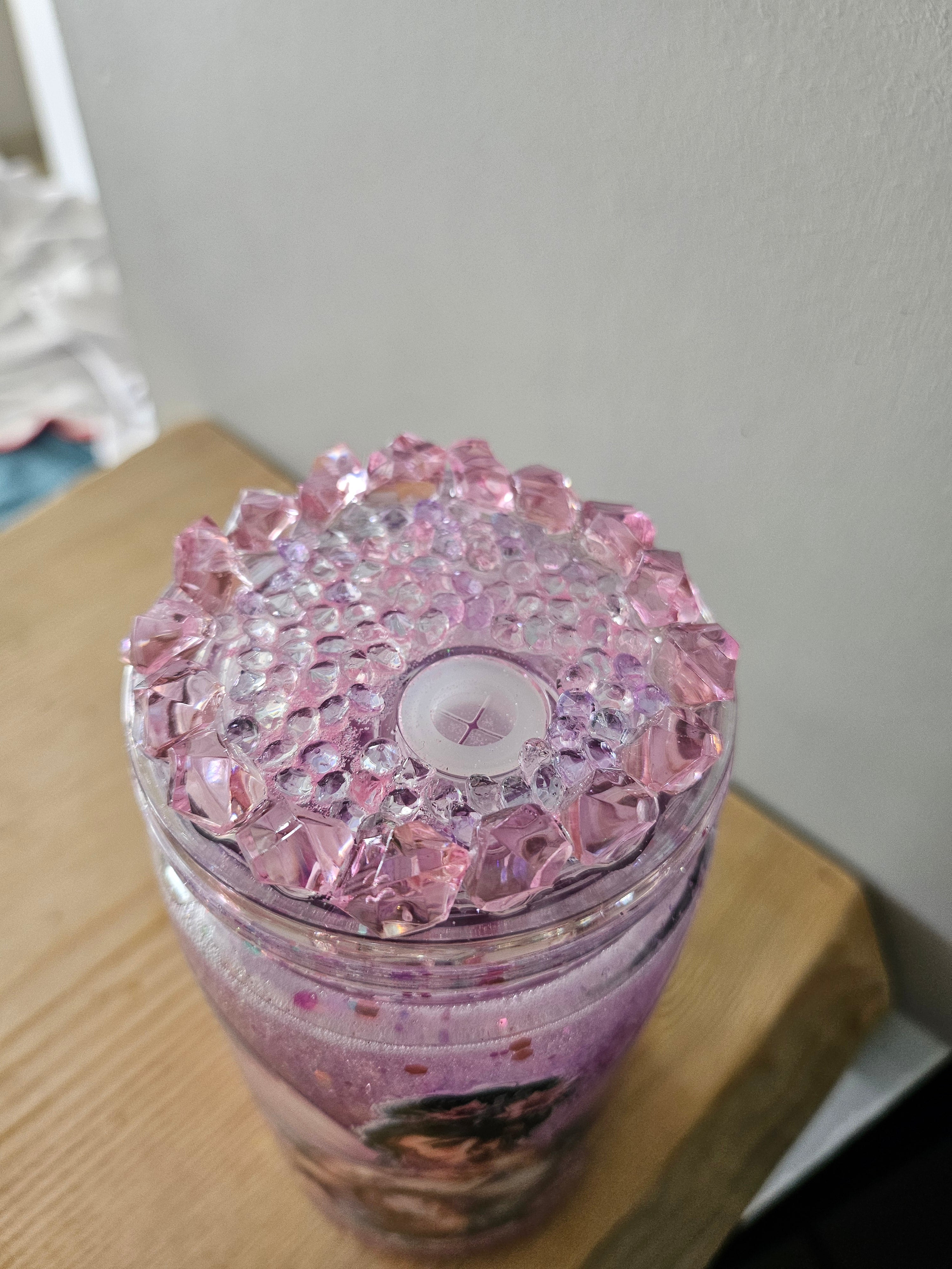 gobelet paillettes et wrap