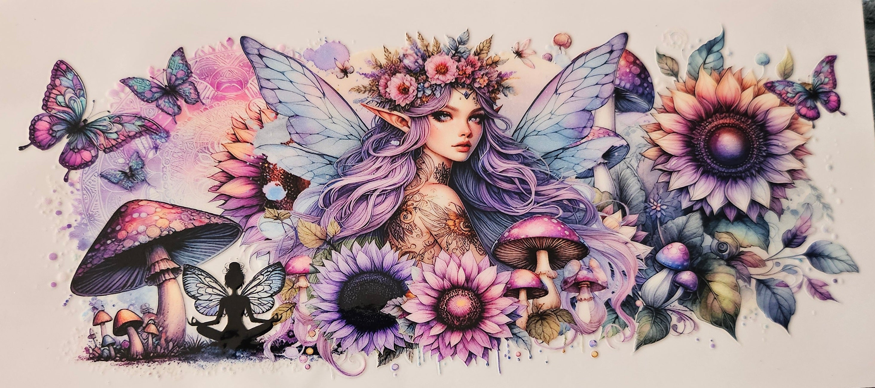 fille fleur